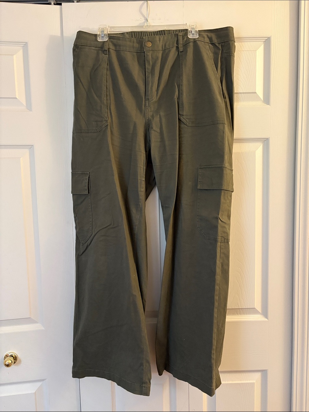 wild fable Olive Wide-Leg Cargo Pants